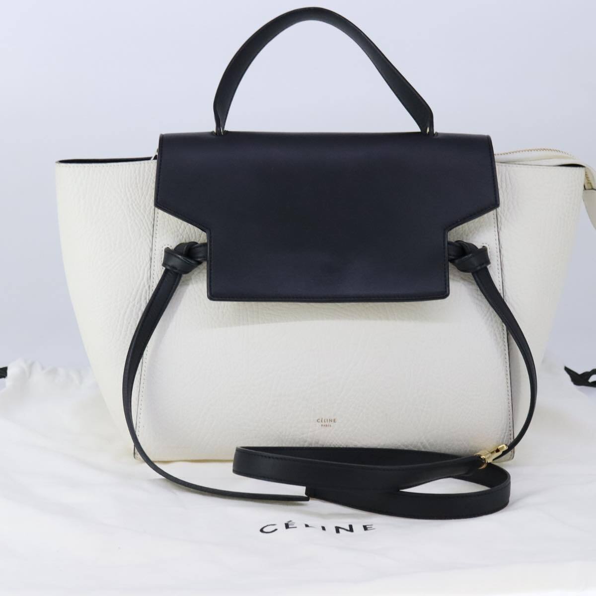 Celine Bicolor Belt Bag Leather