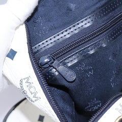 MCM Visetos Handbag Canvas and Leather