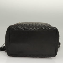 Bally Vintage Chain Shoulder Bag Quilted Leather