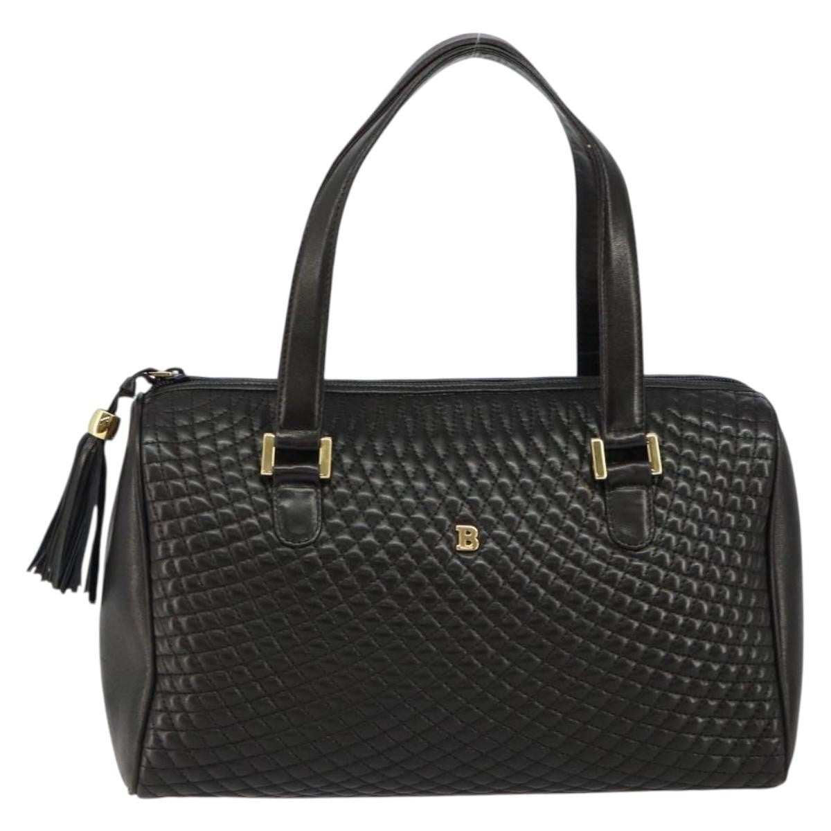 Bally Vintage Handbag Quilted Leather