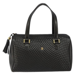 Bally Vintage Handbag Quilted Leather