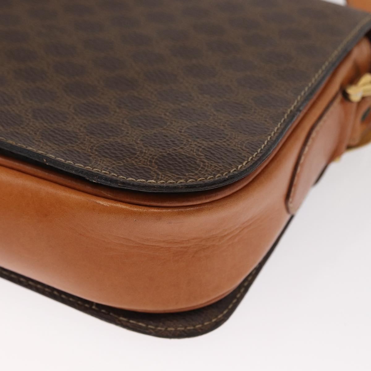 Celine Macadam Shoulder Bag PVC Leather