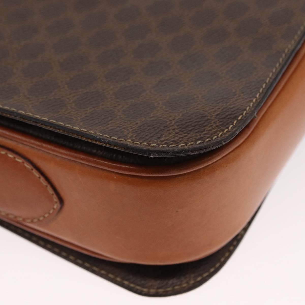 Celine Macadam Shoulder Bag PVC Leather