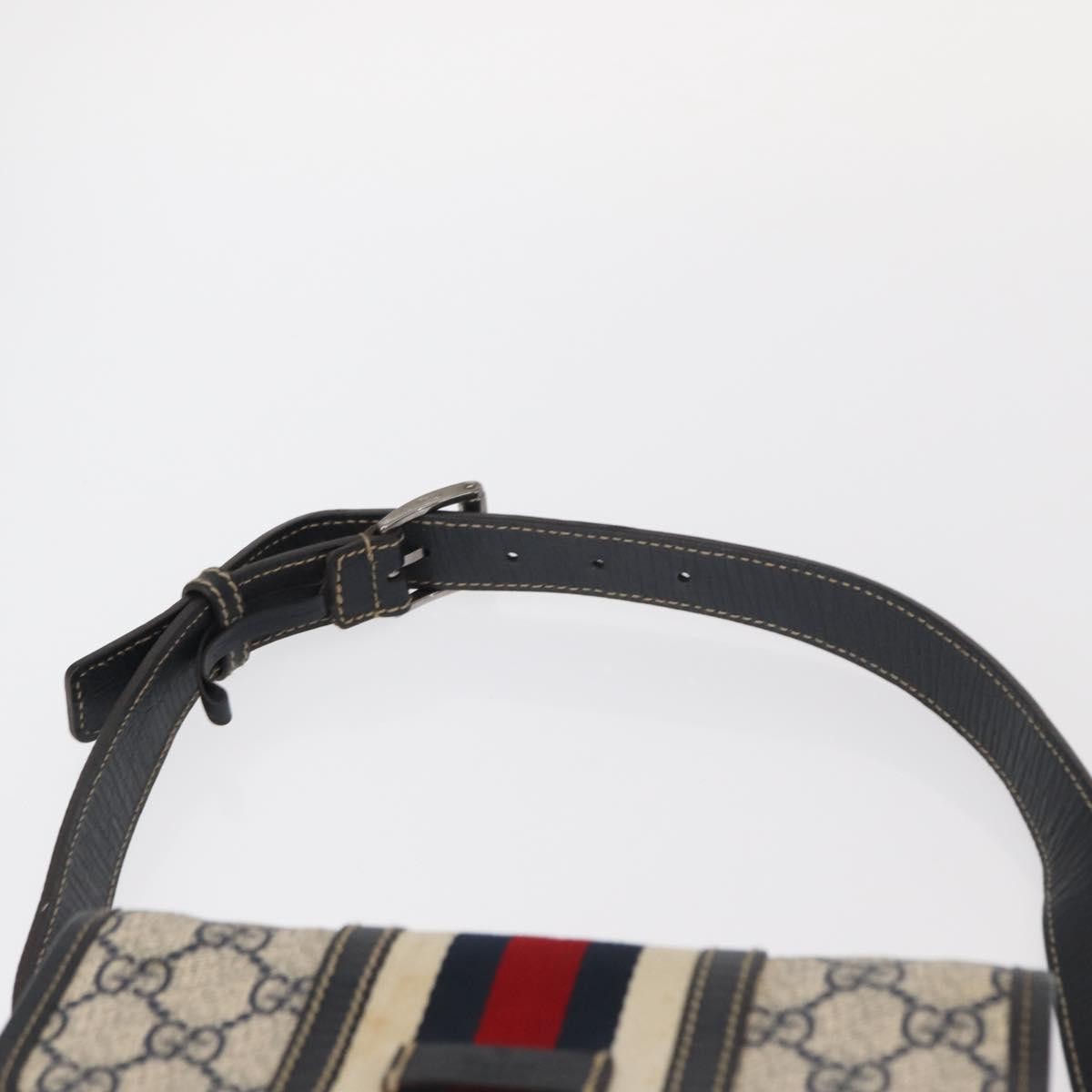 Gucci Vintage Web Belt Bag GG Coated Canvas