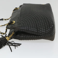 Bally Vintage Shoulder Bag Quilted leather