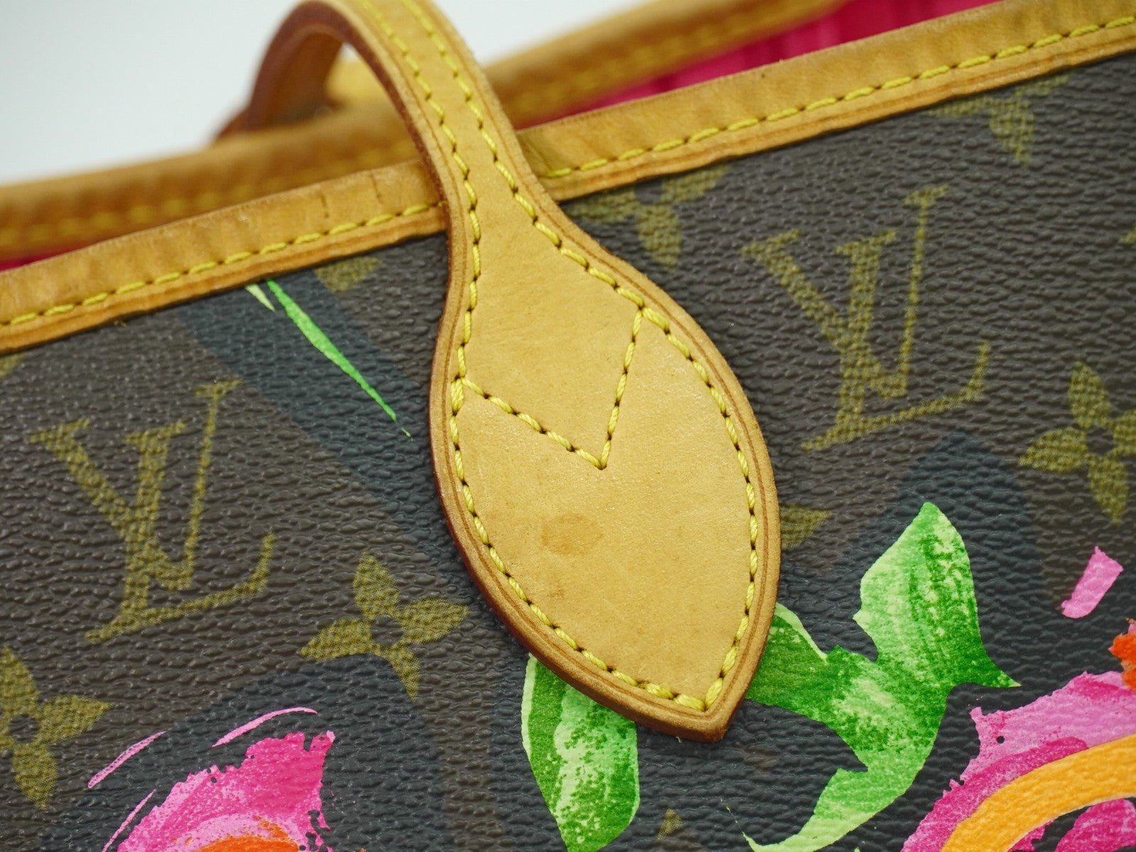 Louis Vuitton Neverfull Tote Limited Edition Monogram Roses