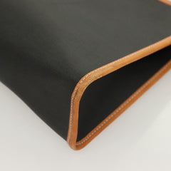 Christian Dior Vintage Zip Pochette Canvas and leather