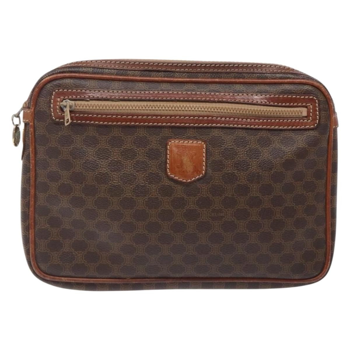 Celine Macadam Pochette Canvas and Leather