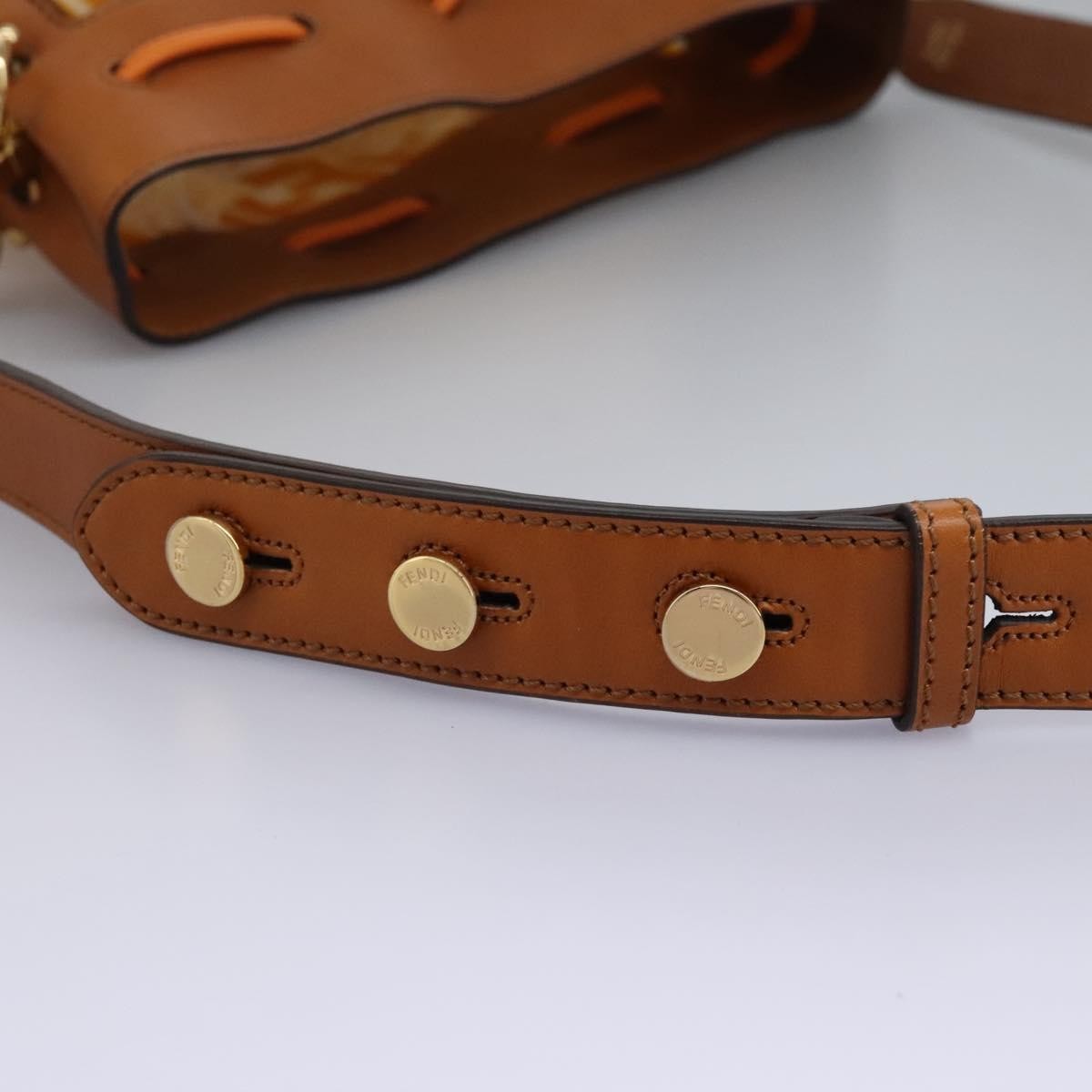 Fendi FF Logo Mon Tresor Bucket Bag Canvas