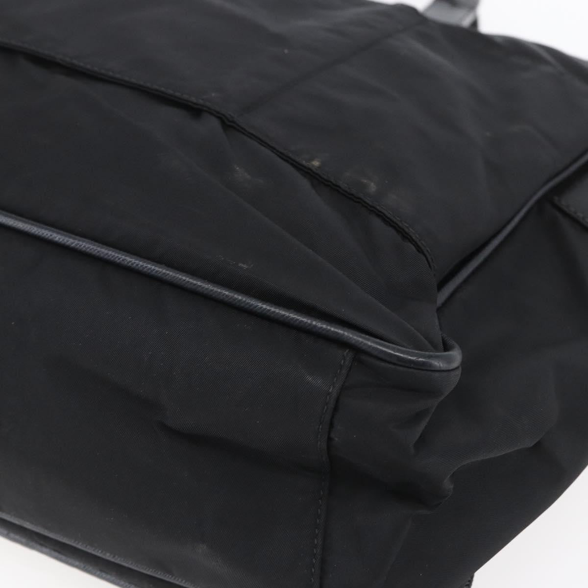 Prada Convertible Front Zip Briefcase Tessuto with Saffiano Leather