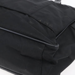 Prada Convertible Front Zip Briefcase Tessuto with Saffiano Leather