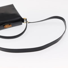 Gucci Vintage Convertible Bamboo Box Crossbody Bag Leather