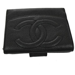 Chanel Timeless Trifold Wallet Leather