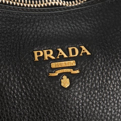 Prada Top Zip Convertible Tote Vitello Daino