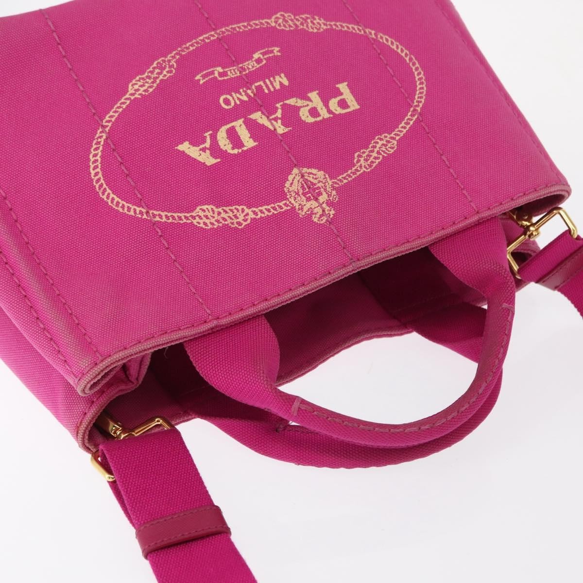 Prada Canapa Open Tote Canvas