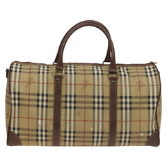 Burberry Nova check boston bag Canvas