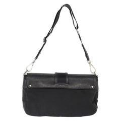 Prada Double Pocket Buckle Flap Bag Tessuto with Leather