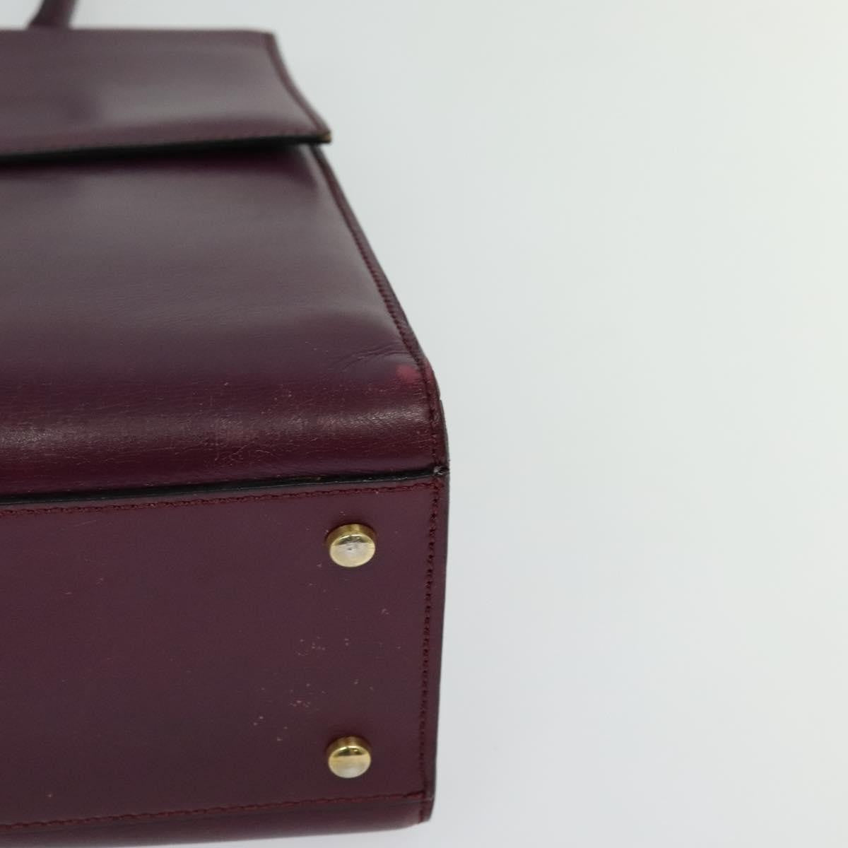 Celine Circle Logo Handbag Leather