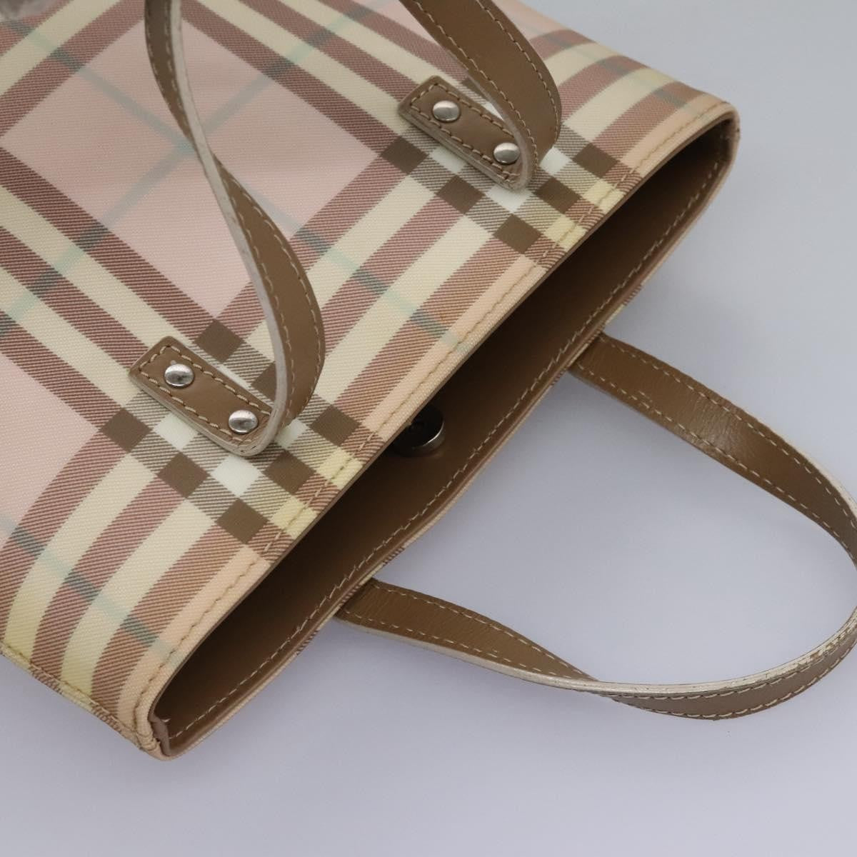 Burberry Nova Check Tote Canvas and Leather