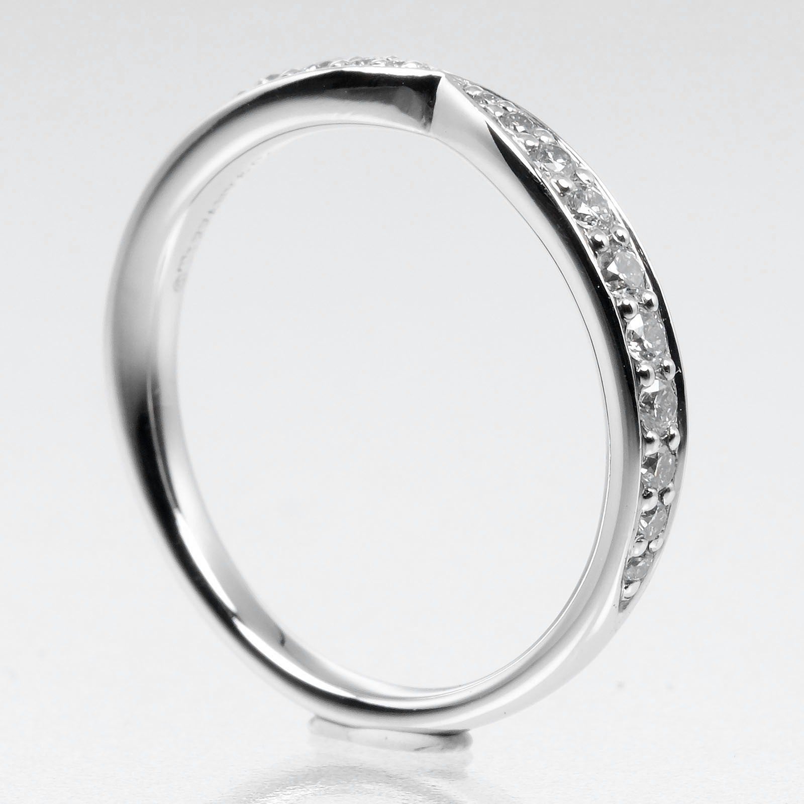Tiffany & Co. Harmony Band Ring Platinum and Diamonds