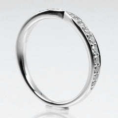 Tiffany & Co. Harmony Band Ring Platinum and Diamonds