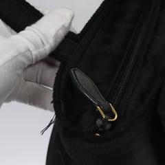 Prada Logo Bow Tote Tessuto