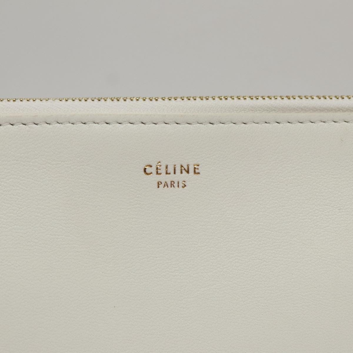 Celine Bicolor Solo Clutch Leather