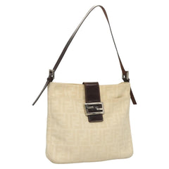 Fendi Mamma Baguette Shoulder Bag Canvas