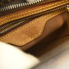 Louis Vuitton Trotteur Handbag Monogram Canvas