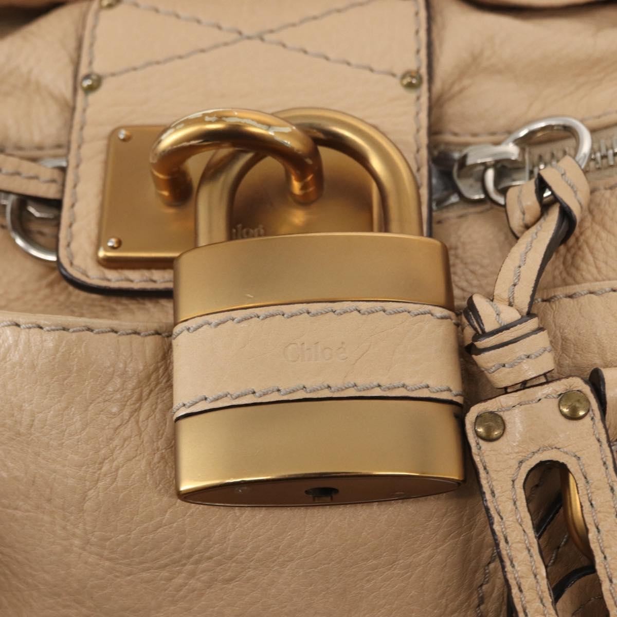 Chloe Paddington Lock Satchel Leather