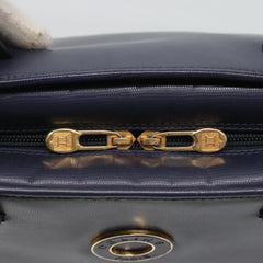 Celine Circle Logo Handbag Leather