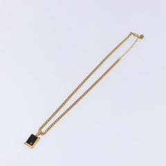 Christian Dior CD Pendant Necklace Gold-plated