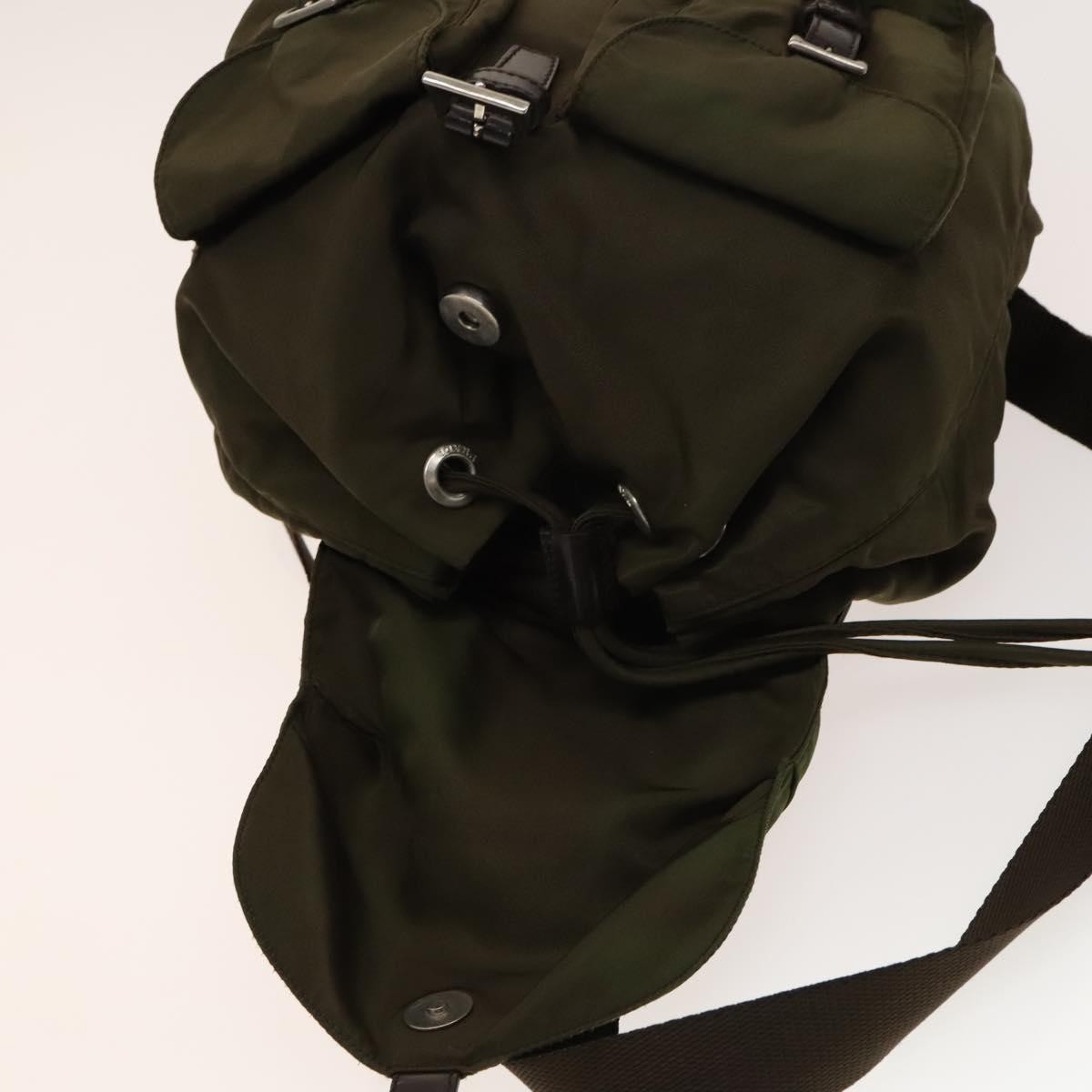 Prada Double Front Pocket Backpack Tessuto