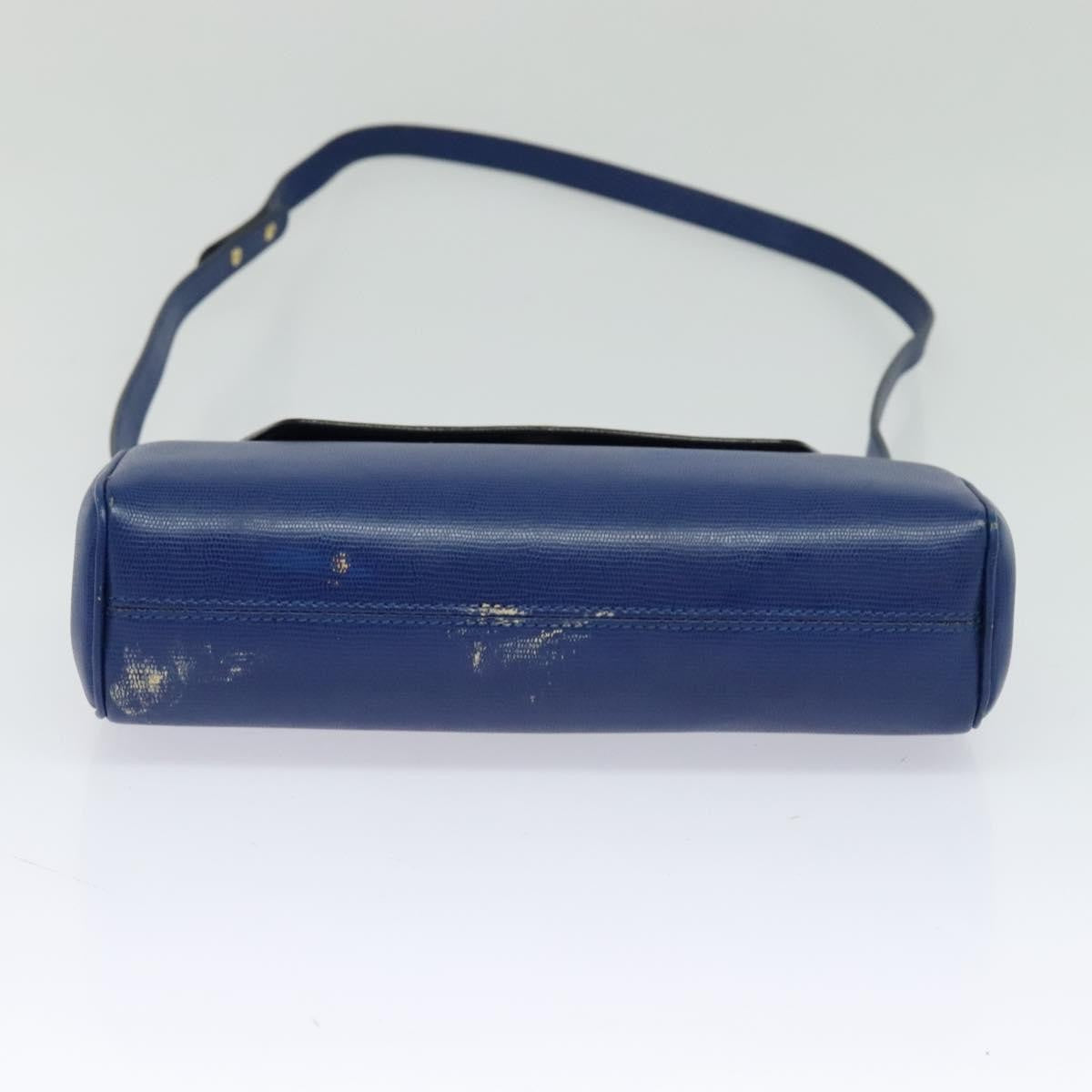 Celine Vintage Circle Logo Crossbody Bag Leather