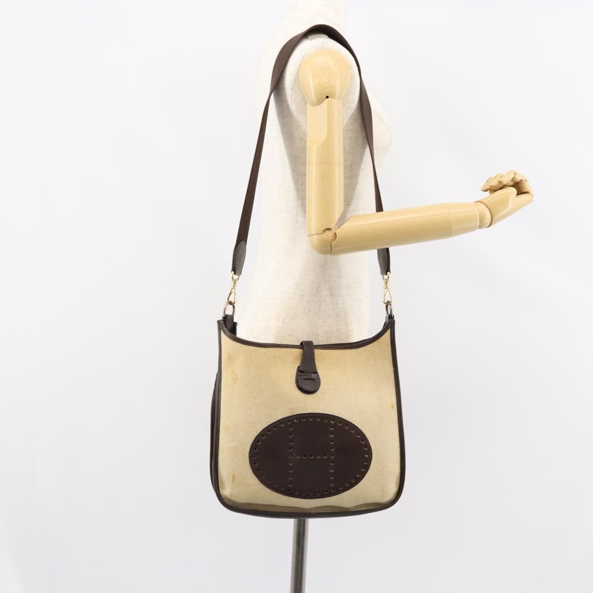 Hermes Evelyne Bag Gen III Toile and Leather