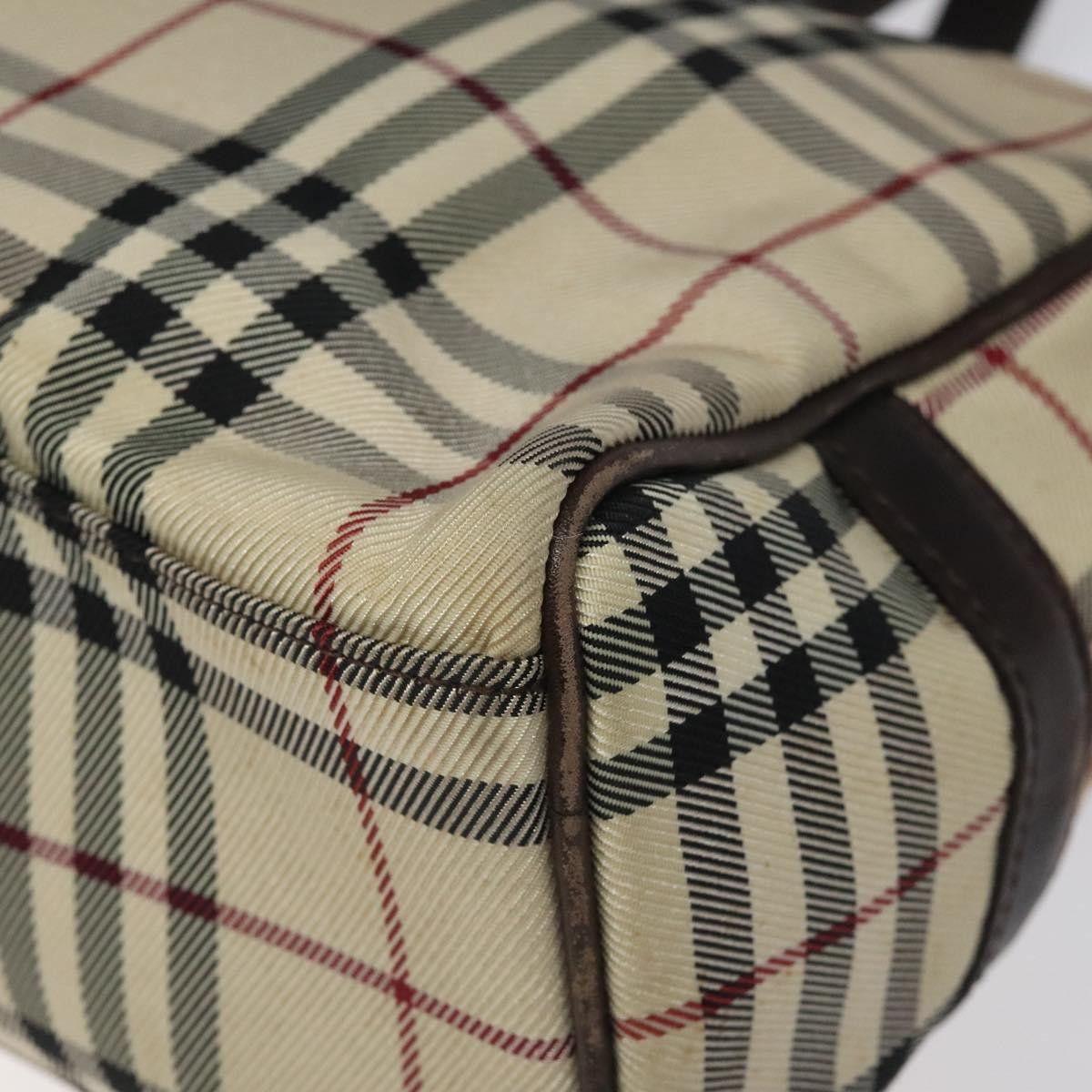 Burberry Nova Check Bowling Bag Canvas