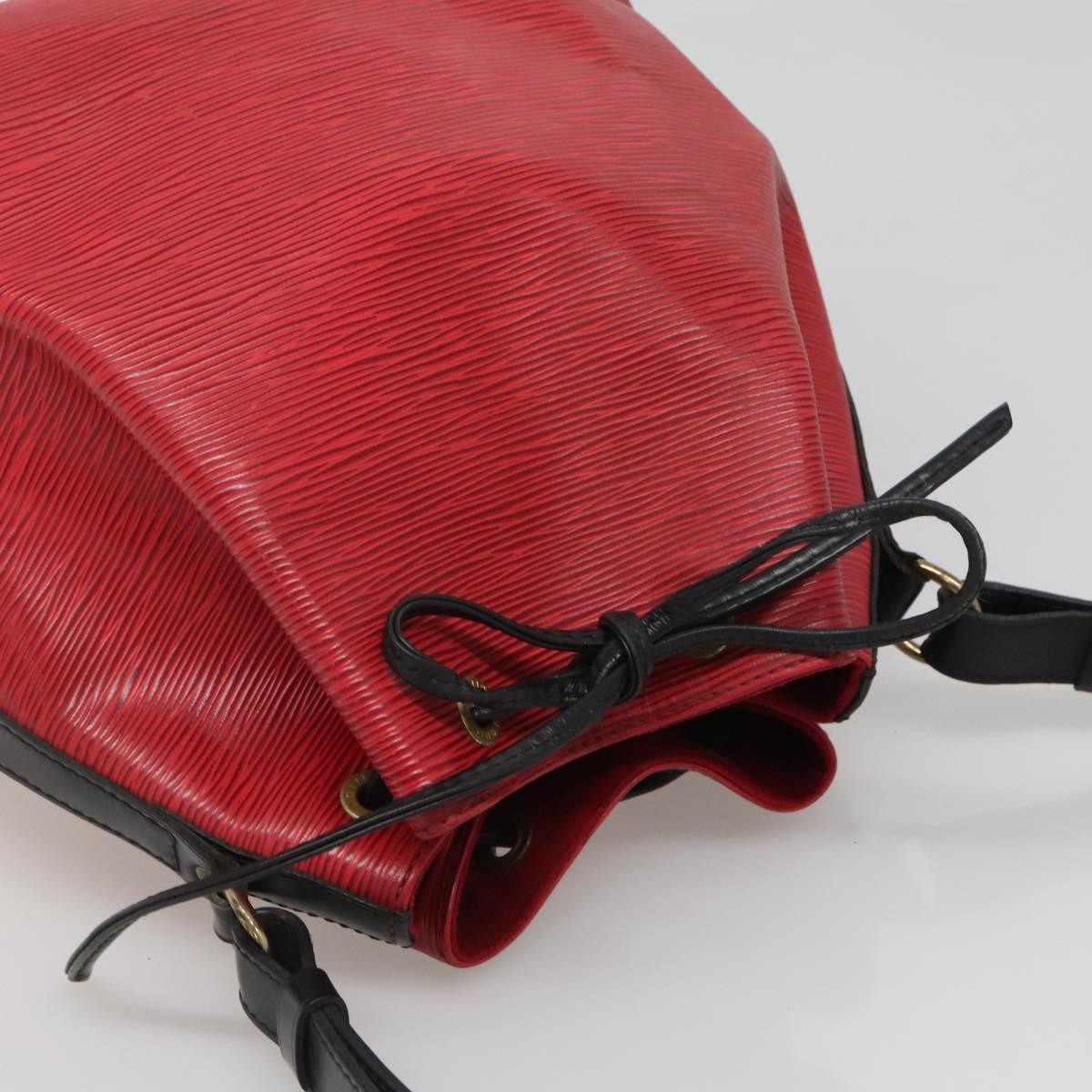 Louis Vuitton Petit Noe Handbag Two Tone Epi Leather