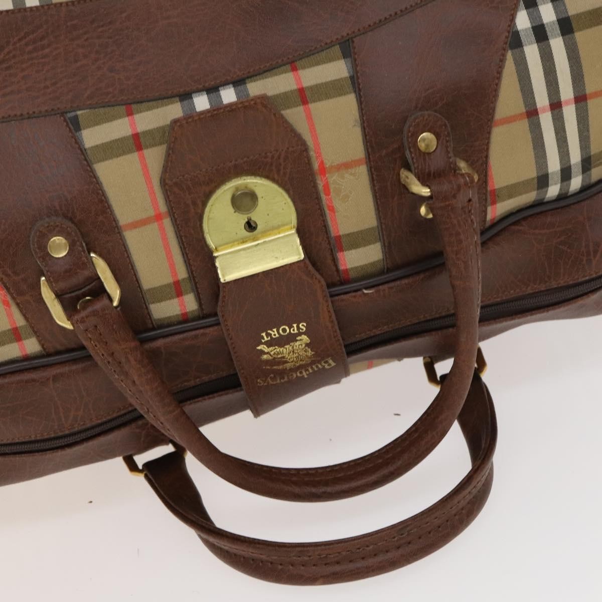Burberry Nova check boston bag Canvas