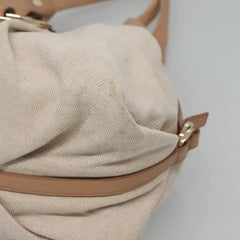 Bvlgari Chandra Hobo Canvas and Leather