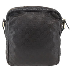Gucci Front Zip Messenger Guccissima Leather