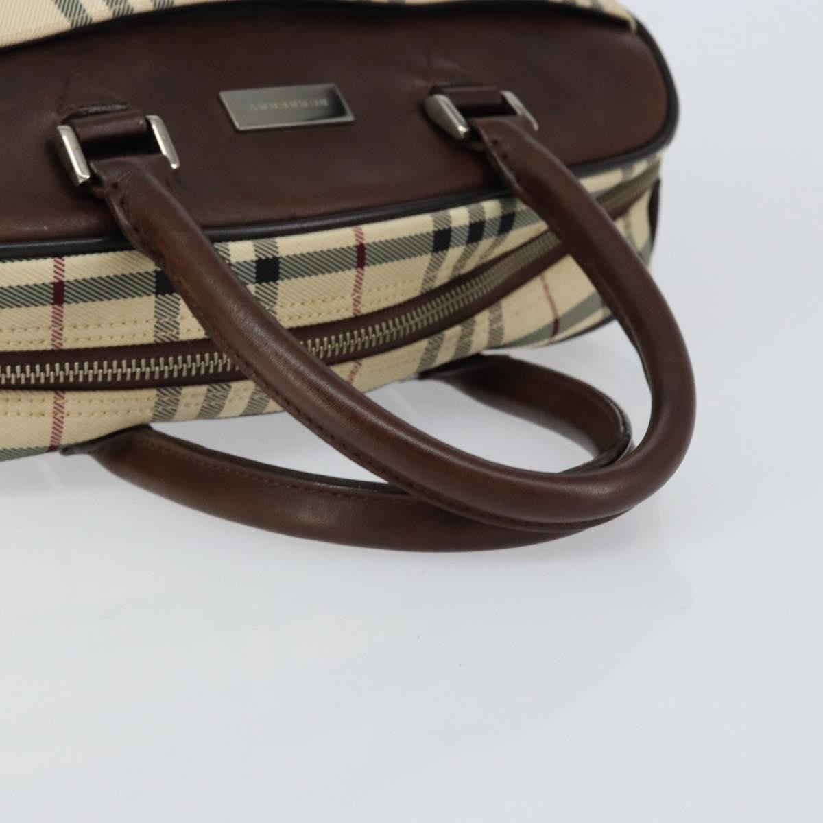 Burberry Nova Check Bowling Bag Canvas