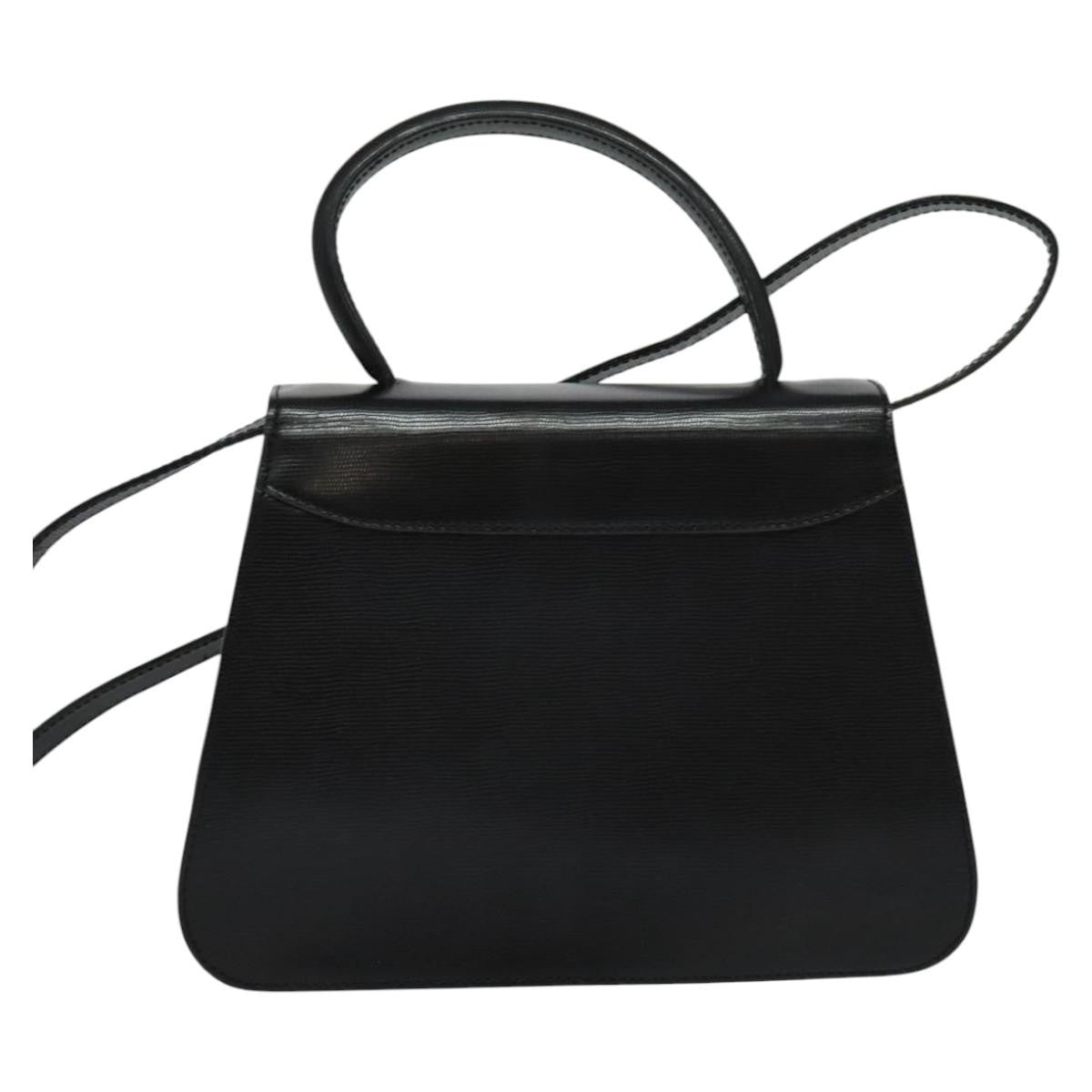 Celine Circle Logo Handbag Leather