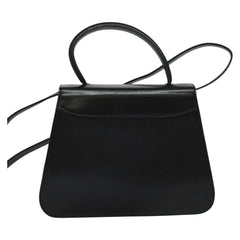 Celine Circle Logo Handbag Leather