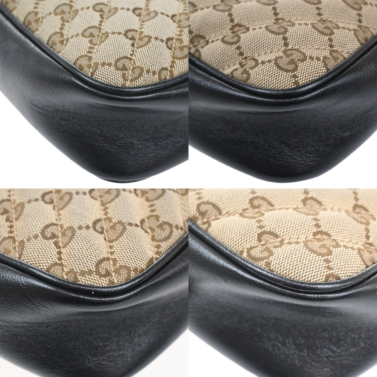 Gucci GG Marmont Shoulder Bag Diagonal Quilted GG Canvas with Leather