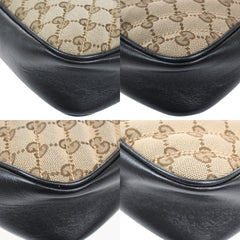 Gucci GG Marmont Shoulder Bag Diagonal Quilted GG Canvas with Leather