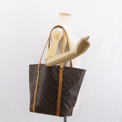 Louis Vuitton Shopping Sac Handbag Monogram Canvas