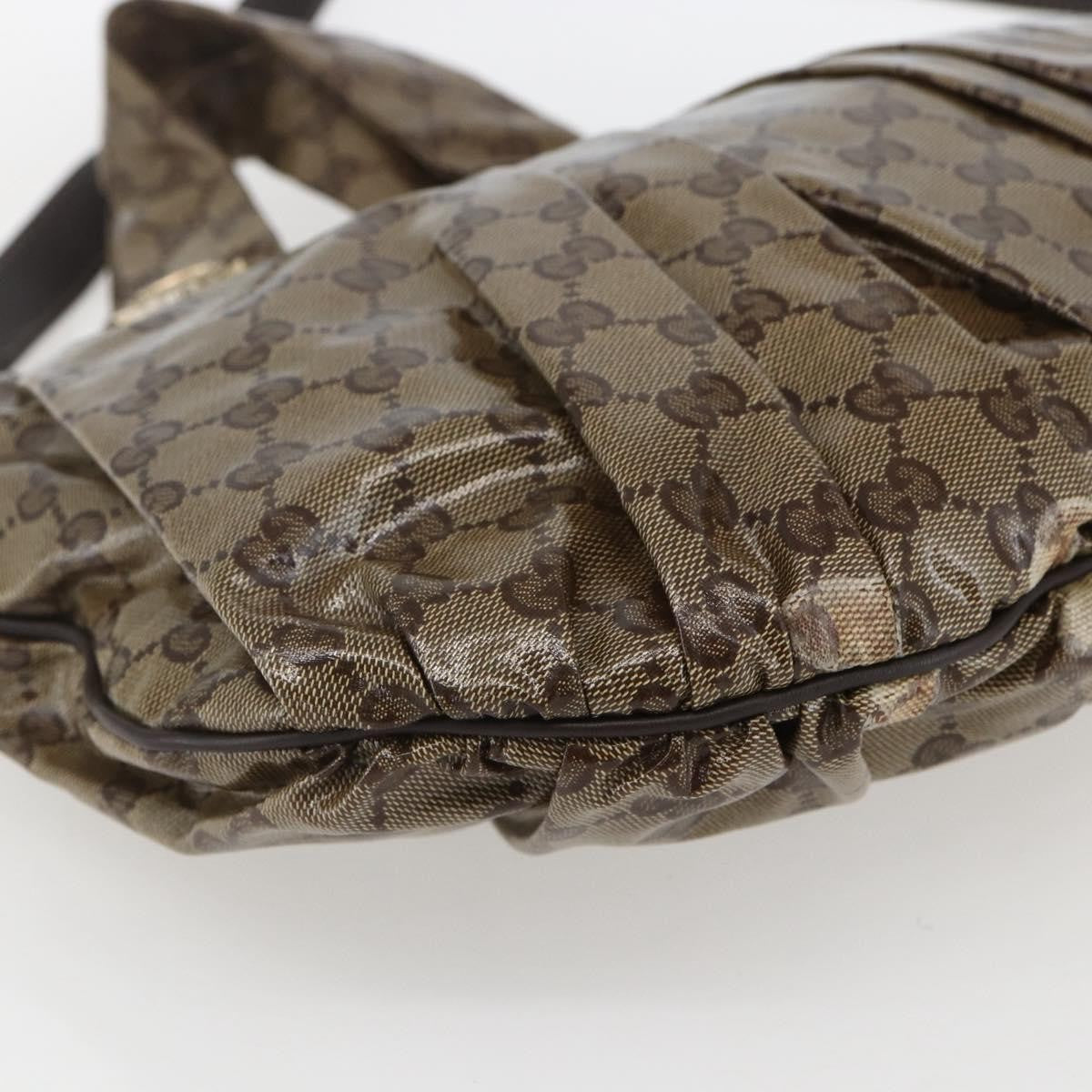 Gucci Hysteria Convertible Top Handle Bag GG Coated Canvas