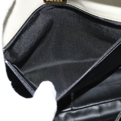 Bally Vintage Chain Shoulder Bag Quilted Leather