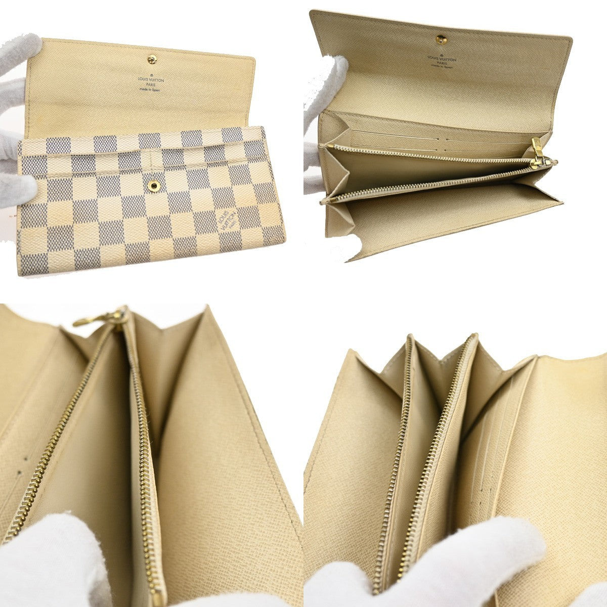 Louis Vuitton Vintage Sarah Wallet Damier