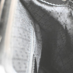 Gucci Vintage Bamboo Backpack Nylon and Patent Leather